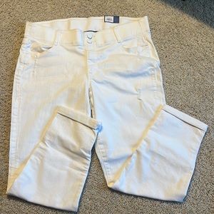 Apt 9 ankle white jeans